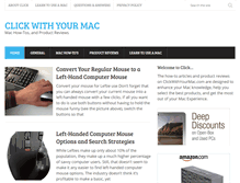 Tablet Screenshot of clickwithyourmac.com